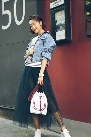 宣璐青春俏丽潮范街拍写真图片_4