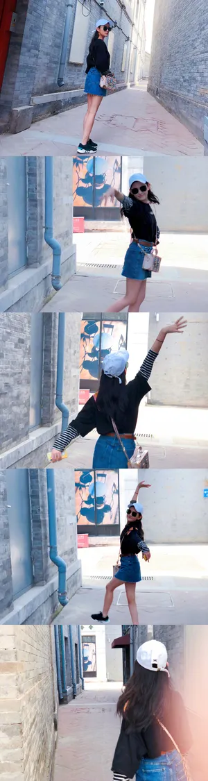 蒋依依活力街拍写真图片_5