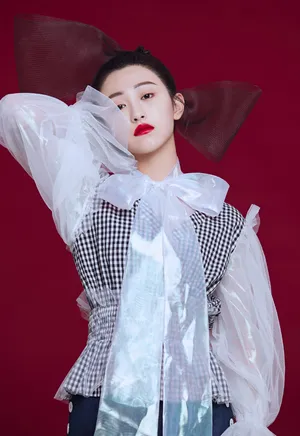 朱圣祎魅惑红唇时尚写真大片_6