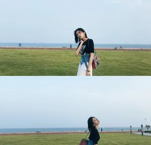 刘美彤清新户外写真图片_5