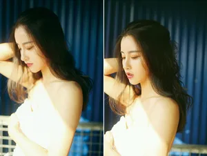 毛晓慧婚纱白裙性感写真图片_6