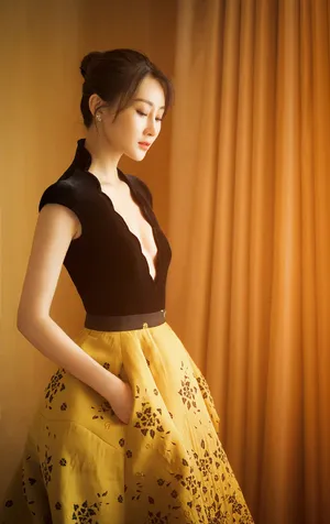 林鹏性感深v礼服活动照图片_3