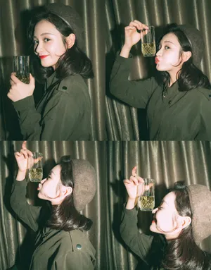 王一菲妩媚动人写真图片