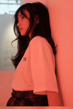 王一菲光影写真图片