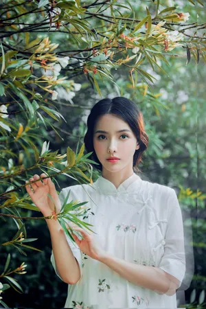 张芷溪清新甜美写真图片_4