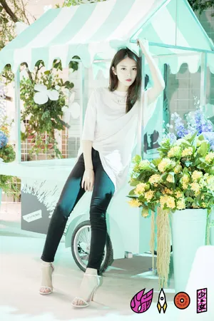 火箭少女101傅箐品牌活动唯美写真图片_2