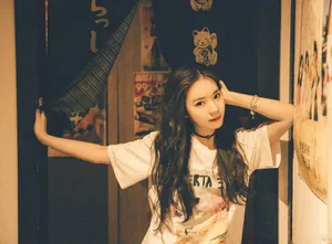 火箭少女101紫宁“深夜食堂”唯美日系写真图片_6