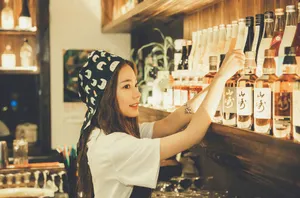 火箭少女101紫宁“深夜食堂”唯美日系写真图片_10