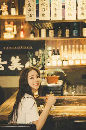 火箭少女101紫宁“深夜食堂”唯美日系写真图片_11