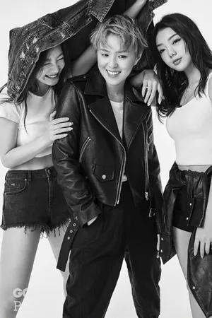 火箭少女101黑白时尚大片写真图片