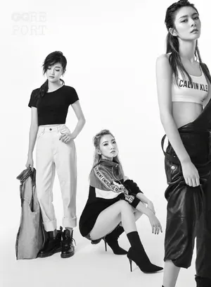 火箭少女101黑白时尚大片写真图片_1