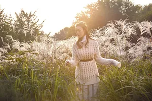尤靖茹恬静文艺范秋冬写真高清图片_4