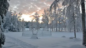 拉普兰德冬季冰雪风景图片_12