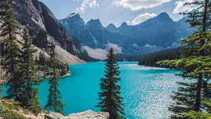 冰碛湖风景图片_5