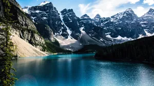 冰碛湖风景图片_7