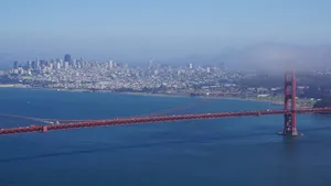 美国金门大桥图片高清_2