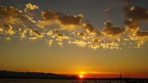高清夕阳风景图片_12