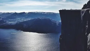 风景秀丽的挪威峡湾风景图片_5