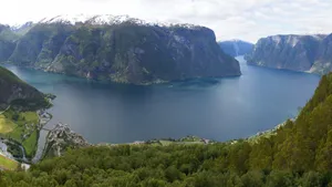 风景秀丽的挪威峡湾风景图片_6
