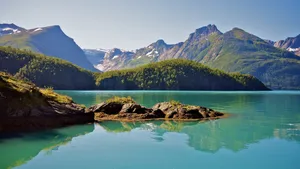 风景秀丽的挪威峡湾风景图片_7