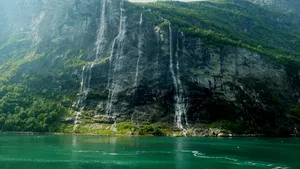 风景秀丽的挪威峡湾风景图片_9