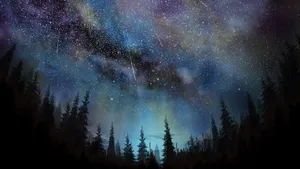 唯美的星空风景图片_5