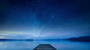 唯美的星空风景图片_9