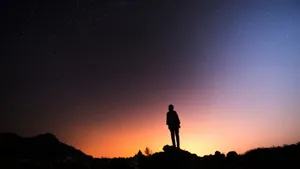 唯美的星空风景图片_10
