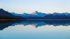 森林湖泊风景图片_2