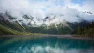 秀丽山川湖泊风景壁纸_4