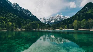 秀丽山川湖泊风景壁纸_7