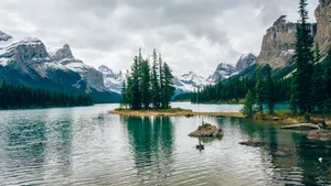 秀丽山川湖泊风景壁纸_9