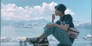 胡冰卿随性休闲私服照图片_2