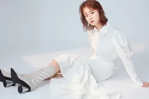 胡冰卿清新淡雅纯白唯美写真图片