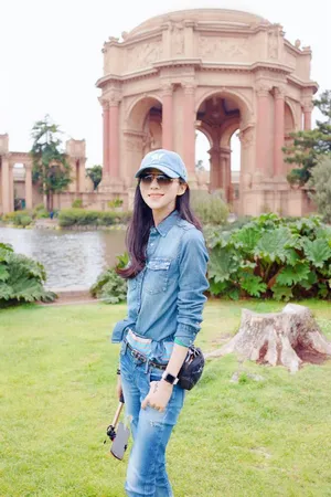 韩雪清爽私服旅拍图片_4