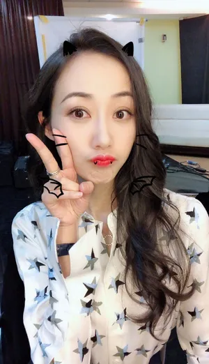韩雪呆萌可爱自拍照片_2