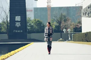 韩雪南京大屠杀纪念馆现场摄影图片_2