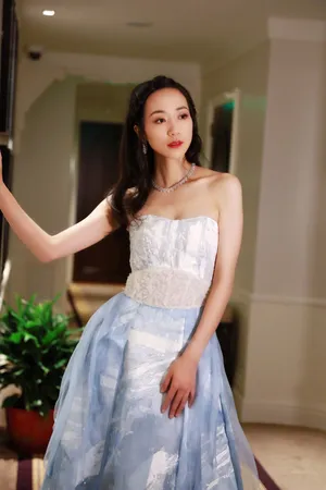 韩雪抹胸开衩长裙迷人性感图片_8