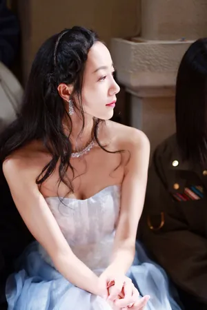 韩雪抹胸开衩长裙迷人性感图片_9