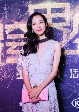韩雪深V长裙活动现场迷人写真图片_2