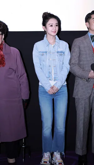 赵丽颖《西游女儿国》香港首映礼甜美写真图片_6