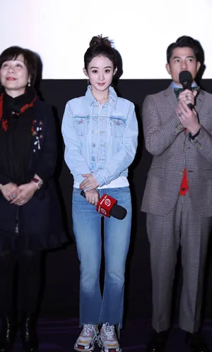 赵丽颖《西游女儿国》香港首映礼甜美写真图片_7