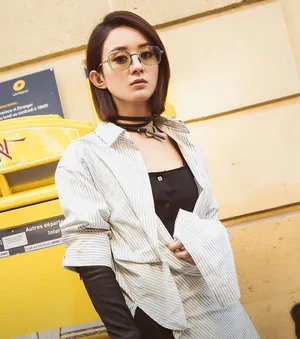 赵丽颖巴黎街拍气质写真图片