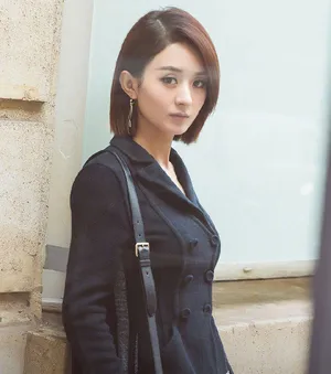 赵丽颖巴黎街拍气质写真图片_1