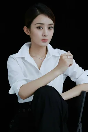 赵丽颖黑白调优雅美丽气质写真图片