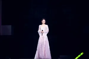 赵丽颖蕾丝礼服性感图片_9