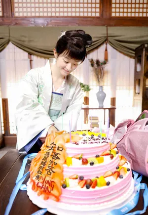 赵丽颖生日当天曝光电视剧新造型图片_2
