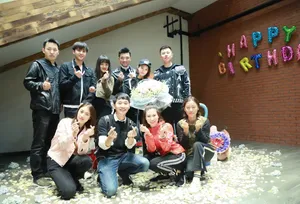赵丽颖生日会嘟嘴可爱摄影图片_4
