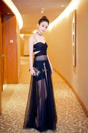 赵丽颖礼服长裙性感图片_4