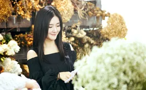 谢娜花海写真图片：温婉优雅_2